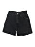 Zara Black Denim Shorts Size 0 - photo 1