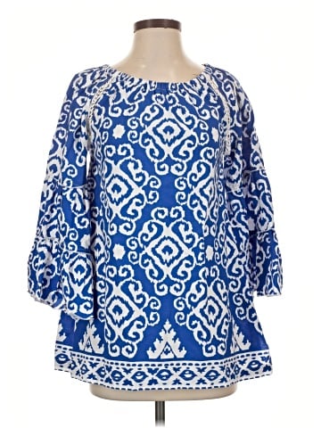 Calessa 3/4 Sleeve Blouse (view 1)