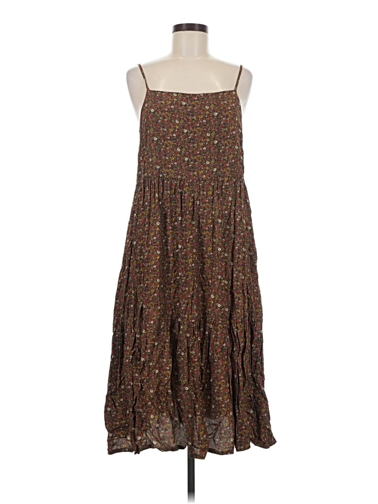 Pre-owned Brixton Casual Dress In Brown