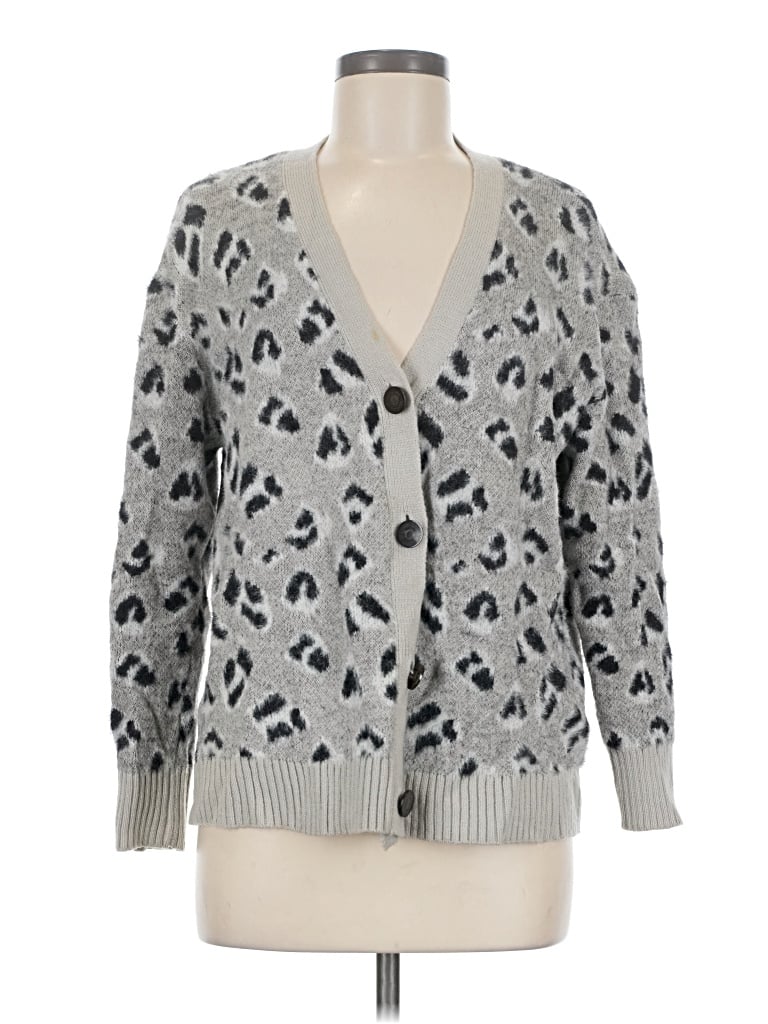 Pre-owned Retrology Cardigan Sweater In Gray