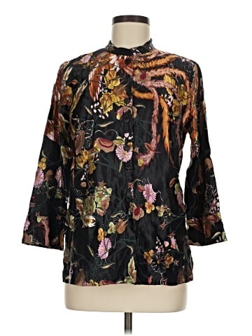 Citron 3/4 Sleeve Blouse (view 1)