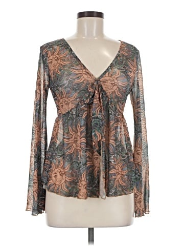 Shein Long Sleeve Blouse (view 1)