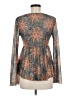 Shein Brown Long Sleeve Blouse Size M - photo 2
