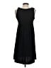 Forever Solid Black Casual Dress Size S - photo 2