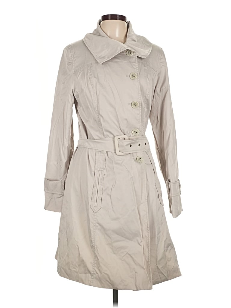 Pre-owned Mossimo Trenchcoat In Gray
