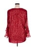 Vince Camuto 100% Polyester Red Long Sleeve Blouse Size XL - photo 2