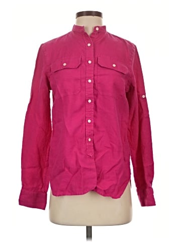 Lauren by Ralph Lauren Long Sleeve Button-Down Shirt (view 1)