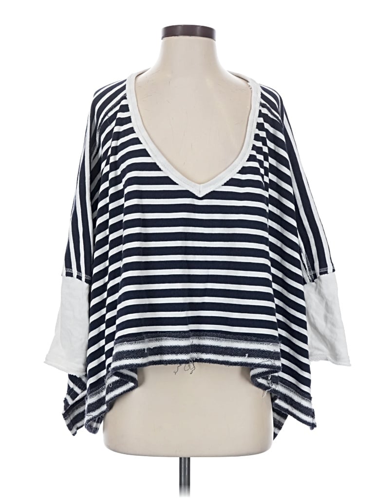 Pre-owned We The Free Poncho In Blue