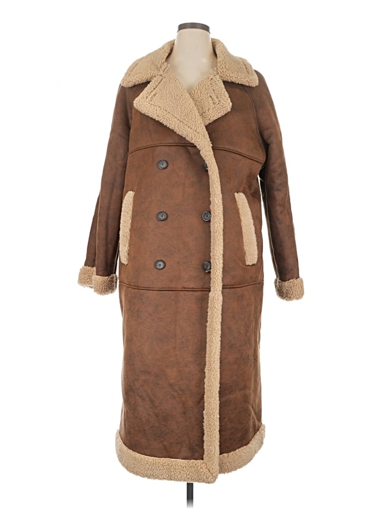 Pre-owned Levi's Coat In Brown