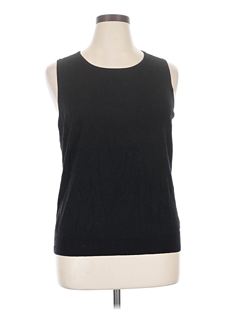 Talbots Sleeveless T-shirt In Black