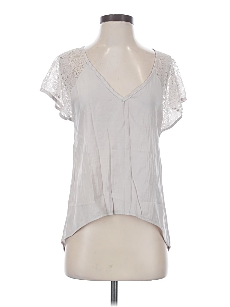 Pre-owned Umgee Short Sleeve T-shirt In Silver