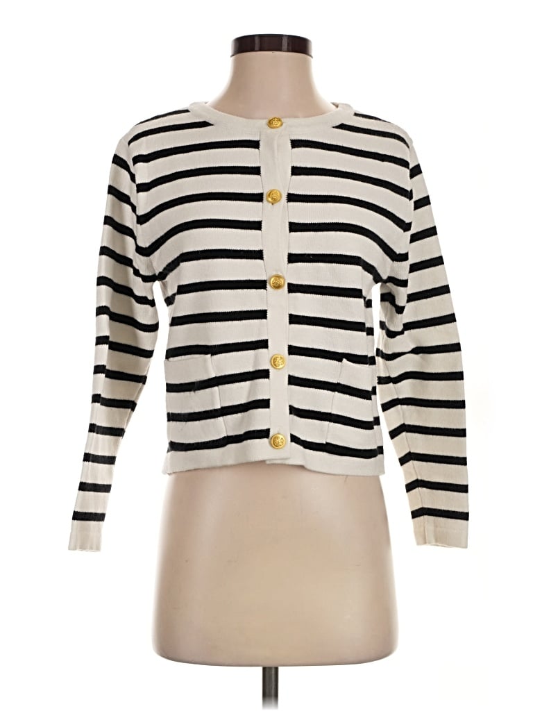 Pre-owned Lillusory Cardigan Sweater In Ivory