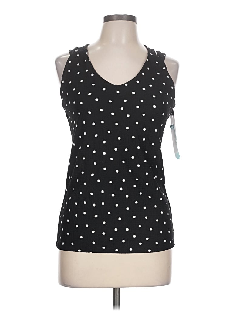Colette Sleeveless Top Black Halter Neckline Tops
