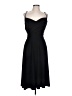 Nine West Solid Black Cocktail Dress Size 10 - photo 1