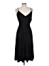 Nine West Solid Black Cocktail Dress Size 10 - photo 2