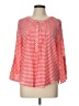 Ruby Rd. Red 3/4 Sleeve Blouse Size L (petite) - photo 1