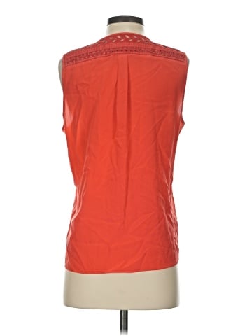 Parker Sleeveless Silk Top (view 2)