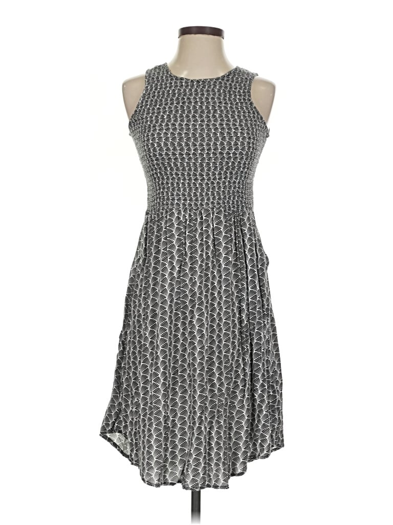 Pre-owned Dex Casual Dress In Gray