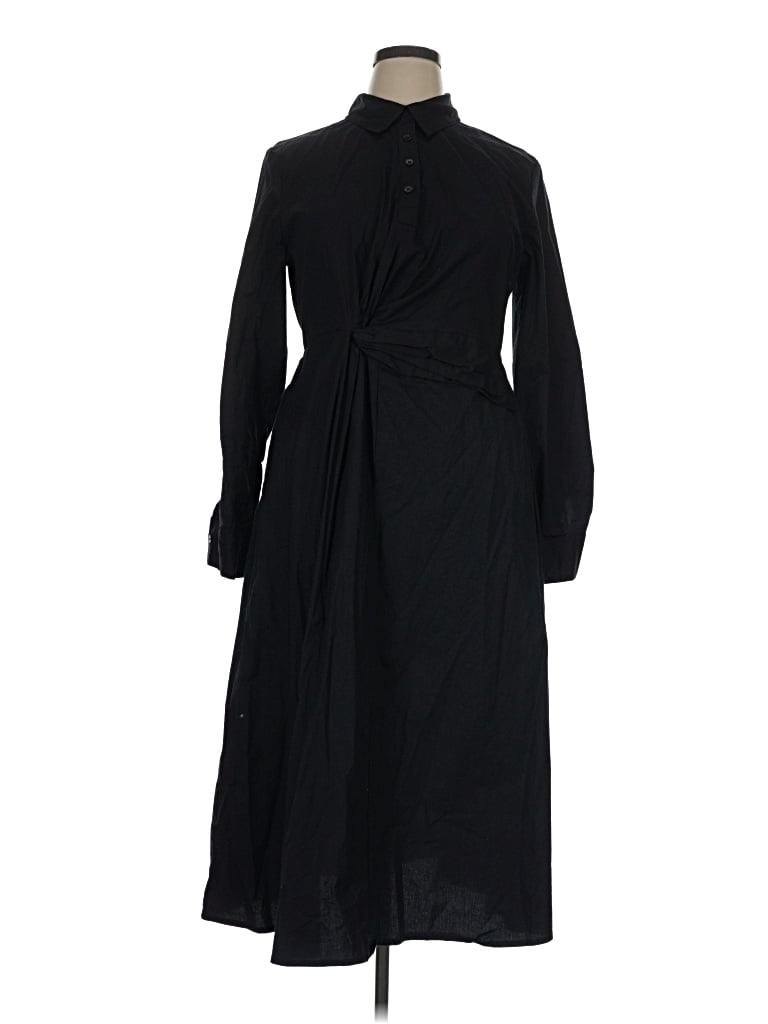 Pre-owned Scoop Casual Dress In Black