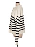 Elie Tahari Stripes Blue Ivory Pullover Sweater Size L - photo 5