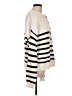 Elie Tahari Stripes Blue Ivory Pullover Sweater Size L - photo 4