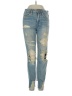 American Eagle Outfitters Graphic Blue Jeans Size 2S - photo 1