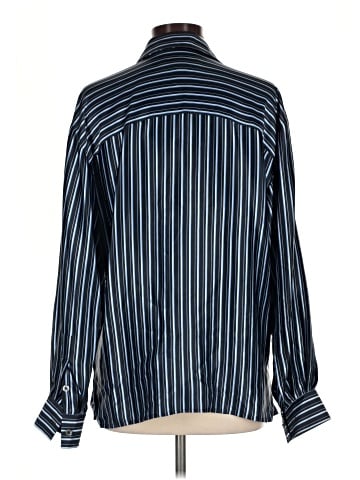Linda Allard Ellen Tracy Long Sleeve Silk Top (view 2)