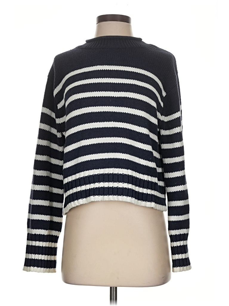 Pre-owned Jcrew Turtleneck Sweater In Blue