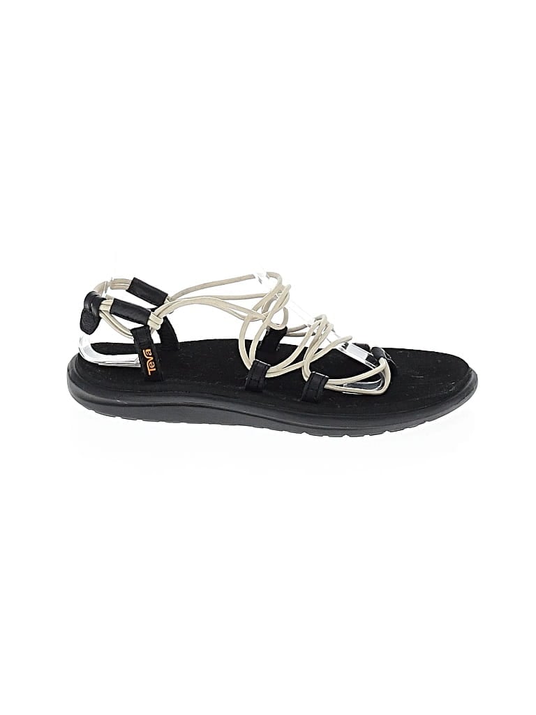 Pre-owned Teva Sandals In Black
