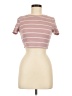 Shein Pink Short Sleeve Turtleneck Size 6 - photo 1