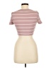 Shein Pink Short Sleeve Turtleneck Size 6 - photo 2