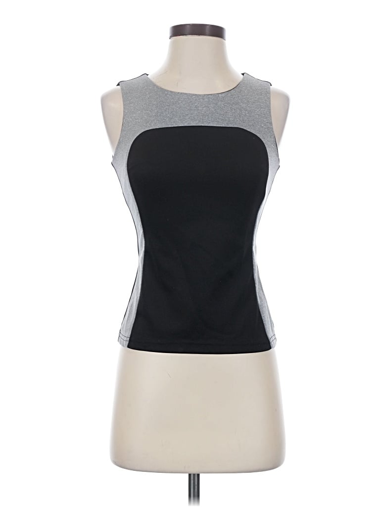 Pre-owned Soda Sleeveless Top Gray Strapless Neckline Tops