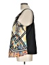 Bisou Bisou 100% Polyester Yellow Sleeveless Blouse Size L - photo 5
