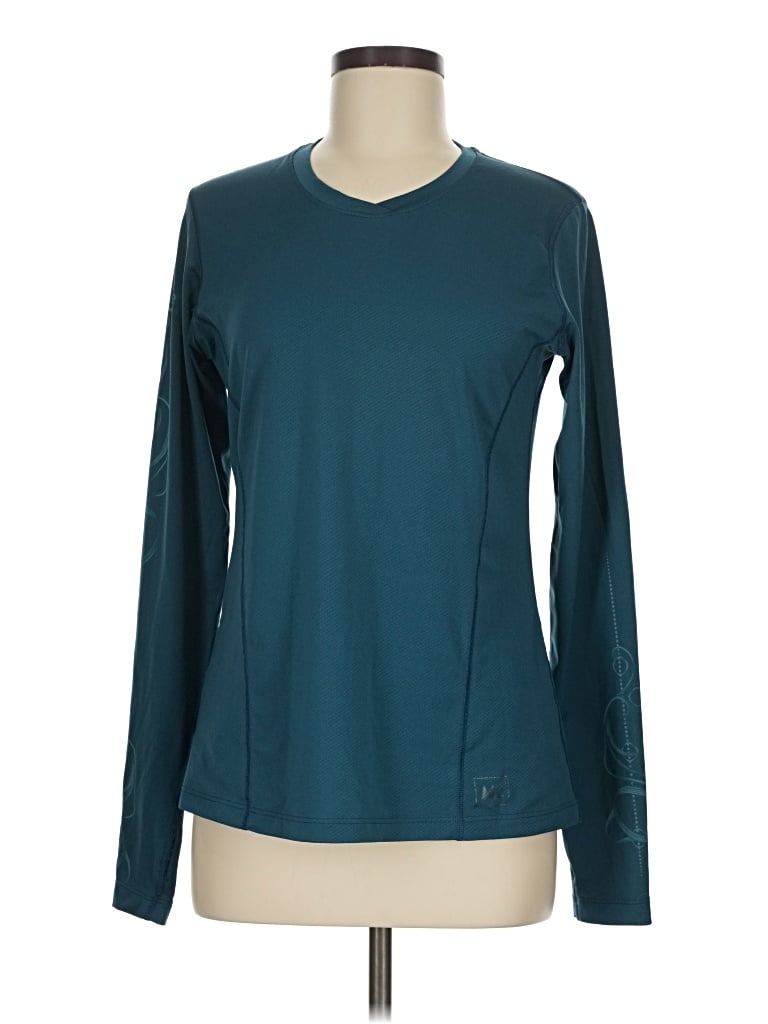 Pre-owned Rei Long Sleeve T-shirt In Teal