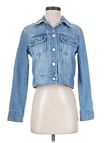 Aqua Denim Jacket (view 1)