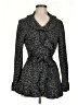 Sandro Animal Print Gray Coat Size Med (2) - photo 1