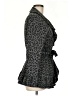 Sandro Animal Print Gray Coat Size Med (2) - photo 4