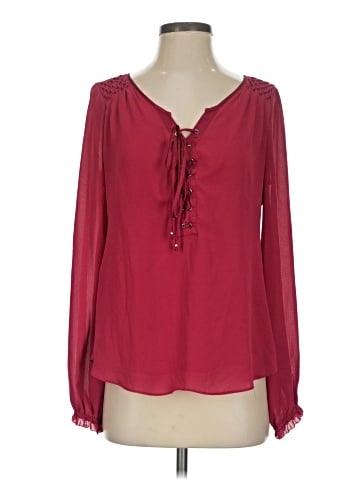 White House Black Market Long Sleeve Blouse (view 1)