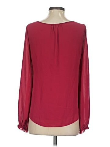 White House Black Market Long Sleeve Blouse (view 2)