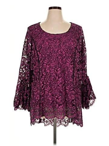 Isaac Mizrahi LIVE! 3/4 Sleeve Blouse (view 1)