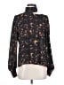 Allison Joy 100% Polyester Black Long Sleeve Blouse Size S - photo 1