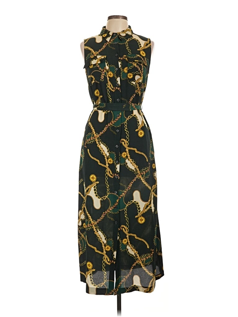 Pre-owned Donna Morgan Cocktail Dress In Green