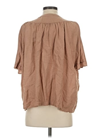 By Anthropologie Short Sleeve Blouse (view 2)