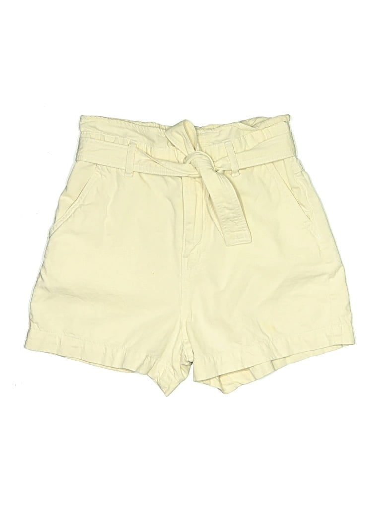 Pre-owned Ba&sh Khaki Shorts In Yellow