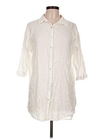 Tahari 3/4 Sleeve Button-Down Shirt (view 1)