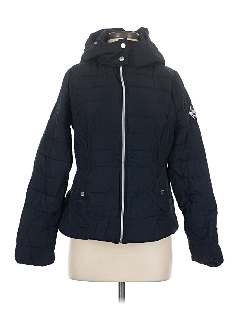 Pre-owned Hollister Jacket In Blue