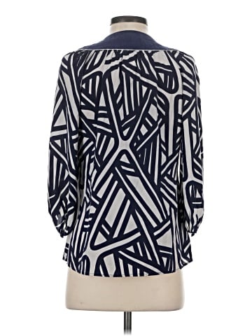 Annie Griffin 3/4 Sleeve Silk Top (view 2)