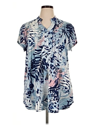 N Touch Short Sleeve Blouse (view 1)