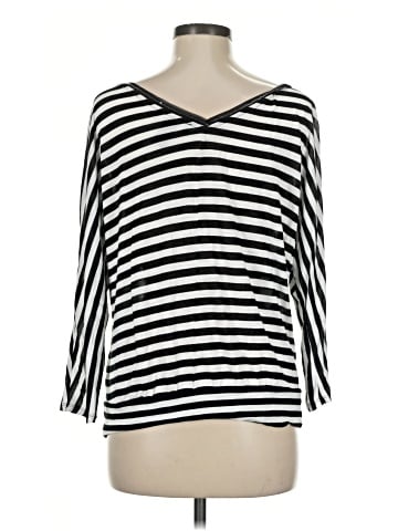White House Black Market 3/4 Sleeve T-Shirt (view 2)