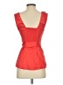 Odille Red Sleeveless Blouse Size 0 - photo 2